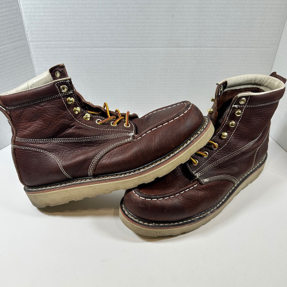 Ever Boots Boots Mens 11 Brown Ultra Dry Construction Utility Work Raisin